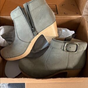 Women's Green Ankle Boots